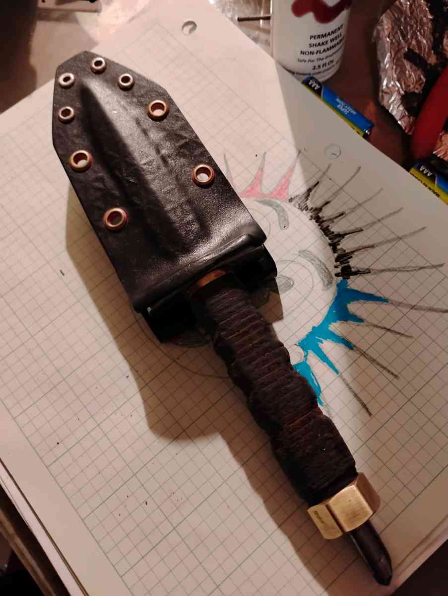 handcrafted custom made fixed blade double edged dagger - Colorado Springs, Colorado