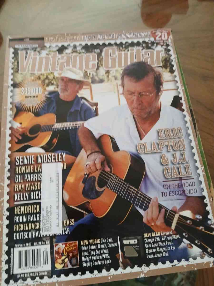 vintage Guitar magazine 2007 - Coalinga, California