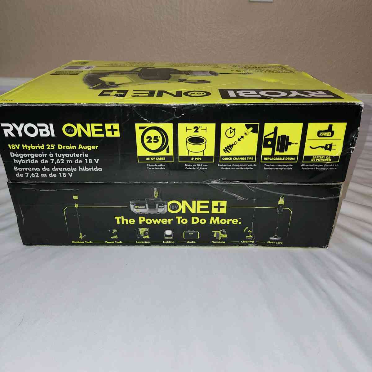 RYOBI ONE 18V HYBRID DRAIN AUGER TOOL ONLY - Las Vegas, Nevada - FleaMarketBay