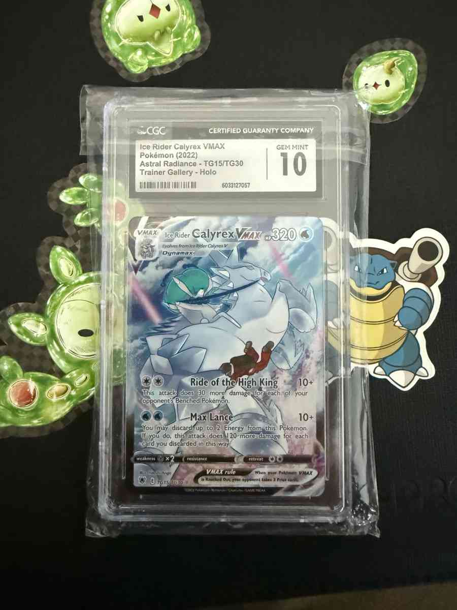 Ice Rider Calyrex Vmax alternate art CGC 10 - Buffalo, New York