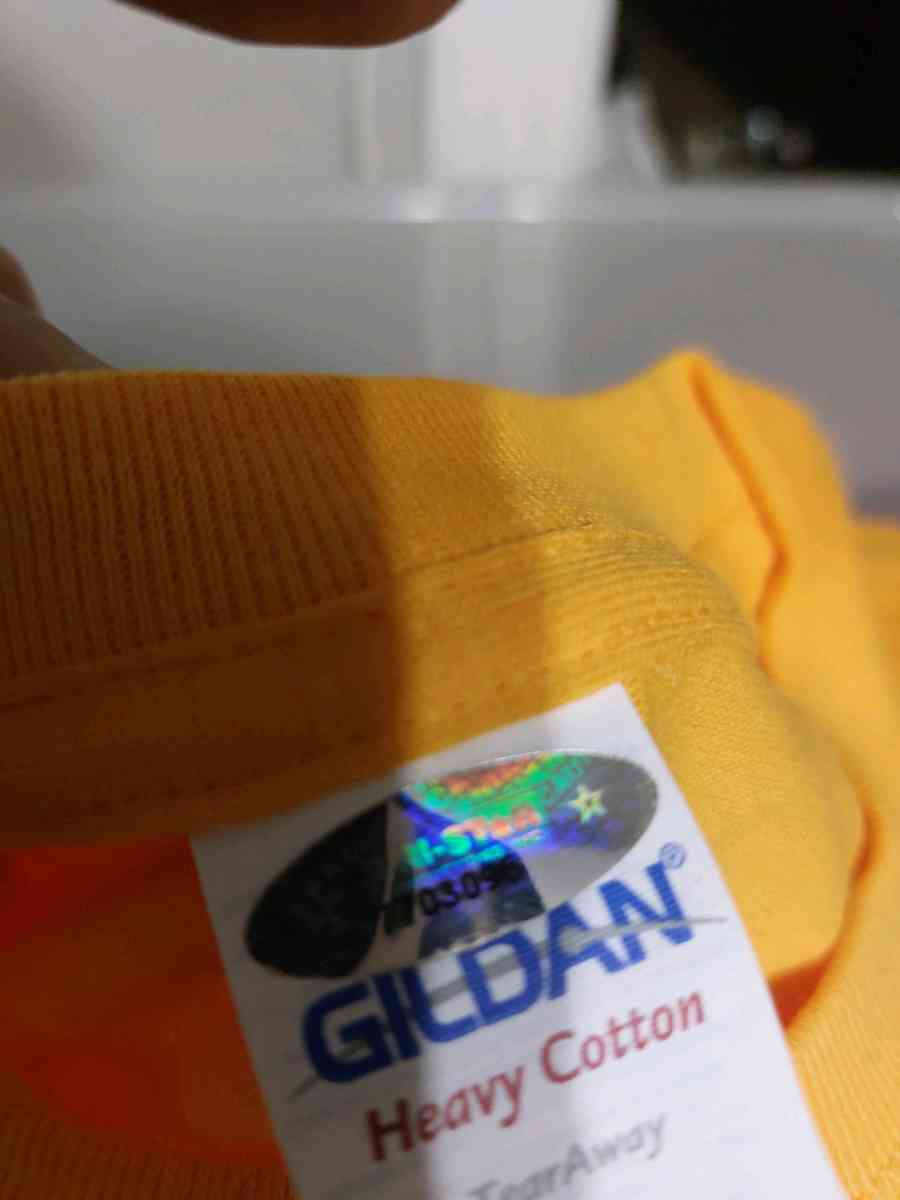 red and yellow autographed Tshirt - Decatur, Georgia - FleaMarketBay