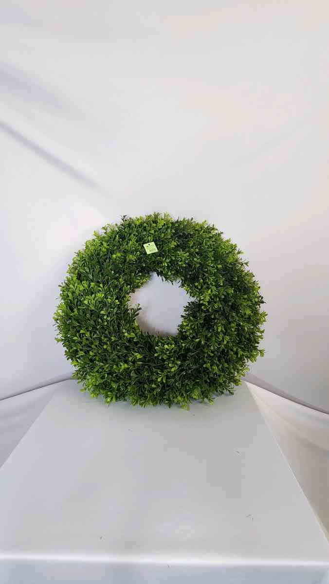 VLORART 20INCH BOXWOOD WREATH ARTIFICIAL BOXWOOD WREATH - Las Vegas, Nevada