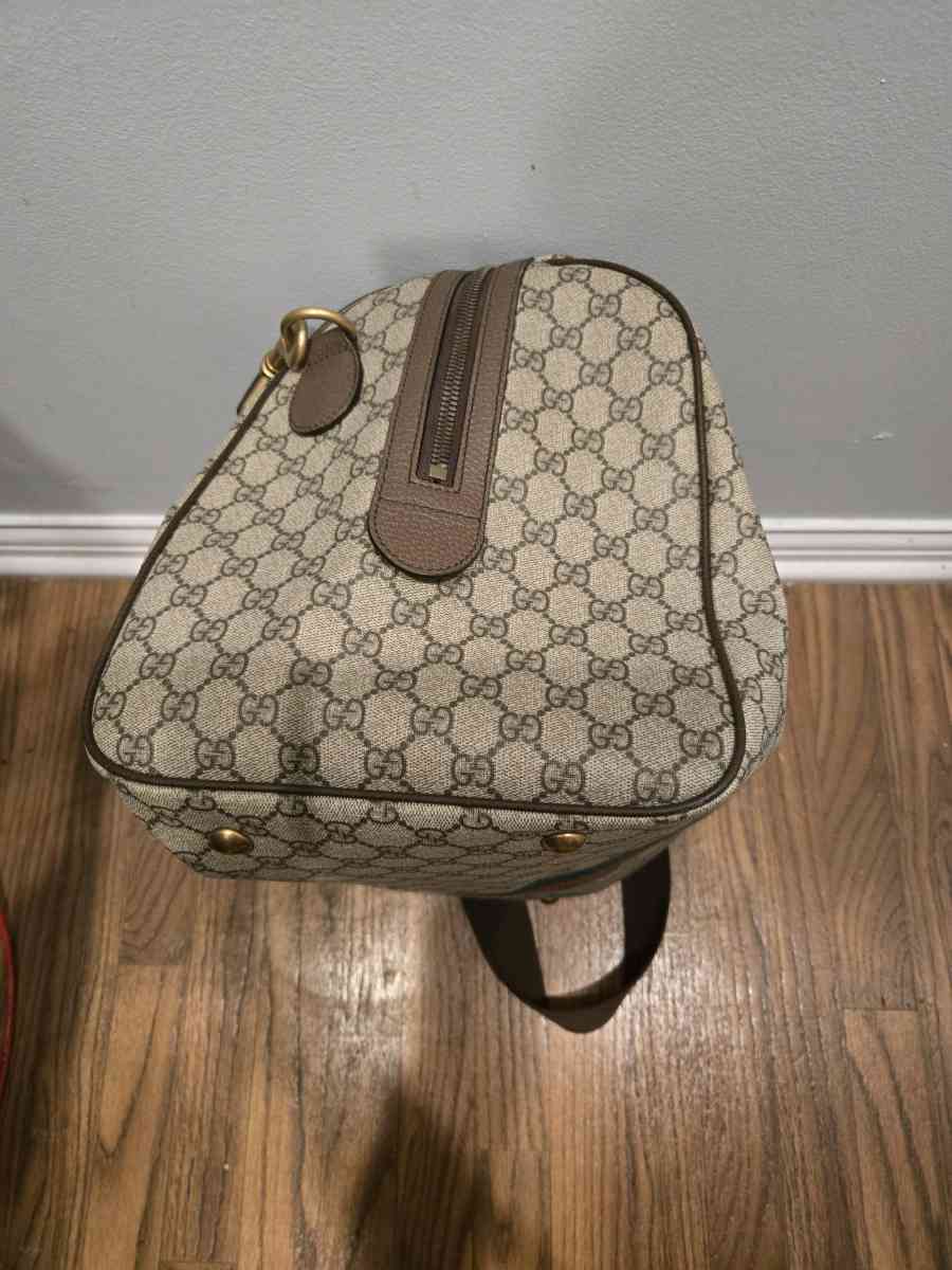 Gucci GG Large Duffle Bag Canvas Beige - Carmel, Indiana - FleaMarketBay