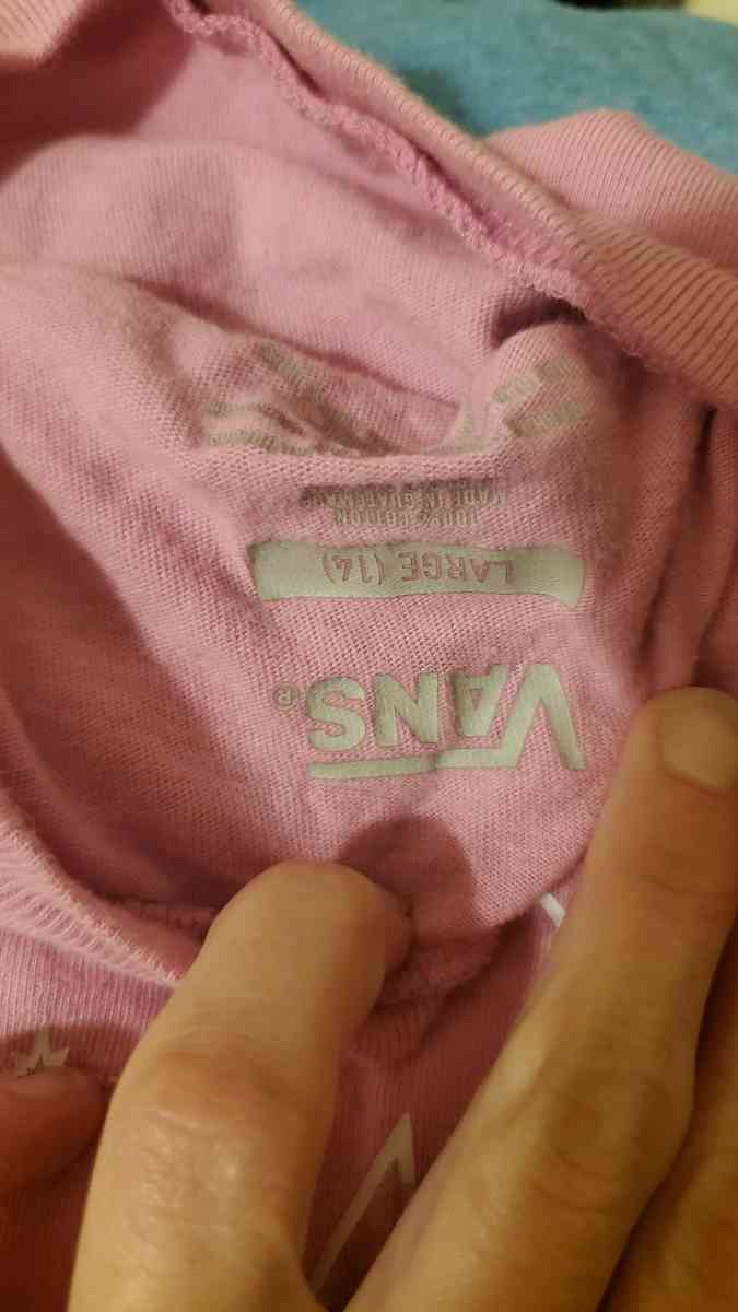 Junior Vans off the wall Pink Shirt - Benson, Arizona - FleaMarketBay