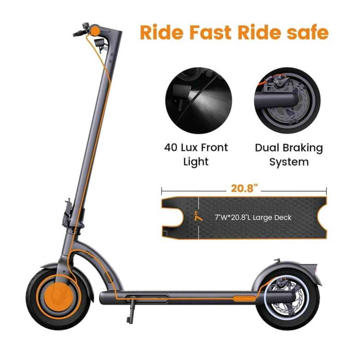 navee N40 electric scooter new charger Bluetooth lock with c - Minneapolis, Minnesota - FleaMarketBay
