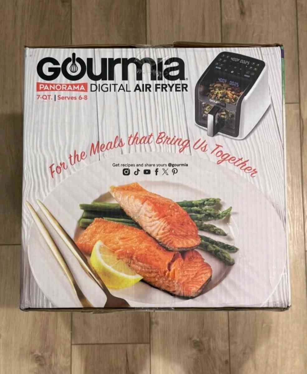 New Gourmia Panorama 7QT Digital Air Fryer - Los Angeles, California - FleaMarketBay