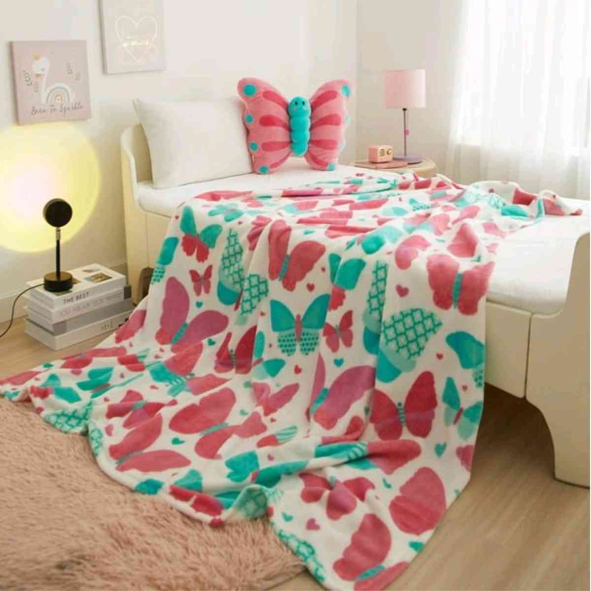 Butterfly Plush and Throw Set - Virginia Beach, Virginia - FleaMarketBay