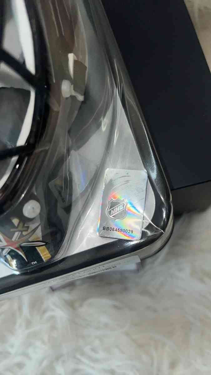 New MARCANDRE FLEURY SIGNED VEGAS GOLDEN KNIGHTS Mini Goalie - North Las Vegas, Nevada - FleaMarketBay