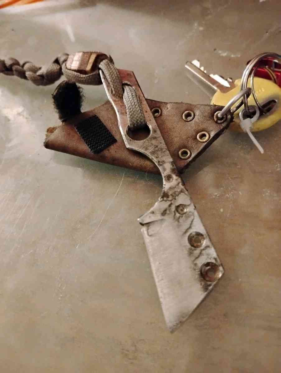 handcrafted custom made fixed blade utility knife - Colorado Springs, Colorado - FleaMarketBay