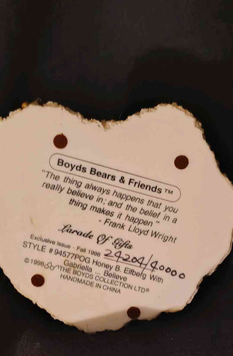 Believe Boyd Bear - Austin, Minnesota - FleaMarketBay