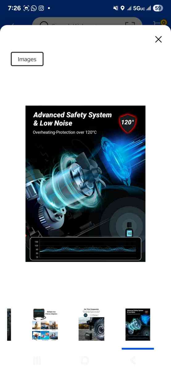 Portable Tire Inflator para autos motos y bicicletas - Dade City, Florida - FleaMarketBay