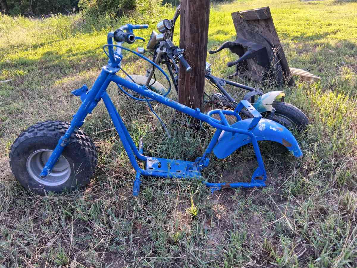 Electric Blue Mini Bike