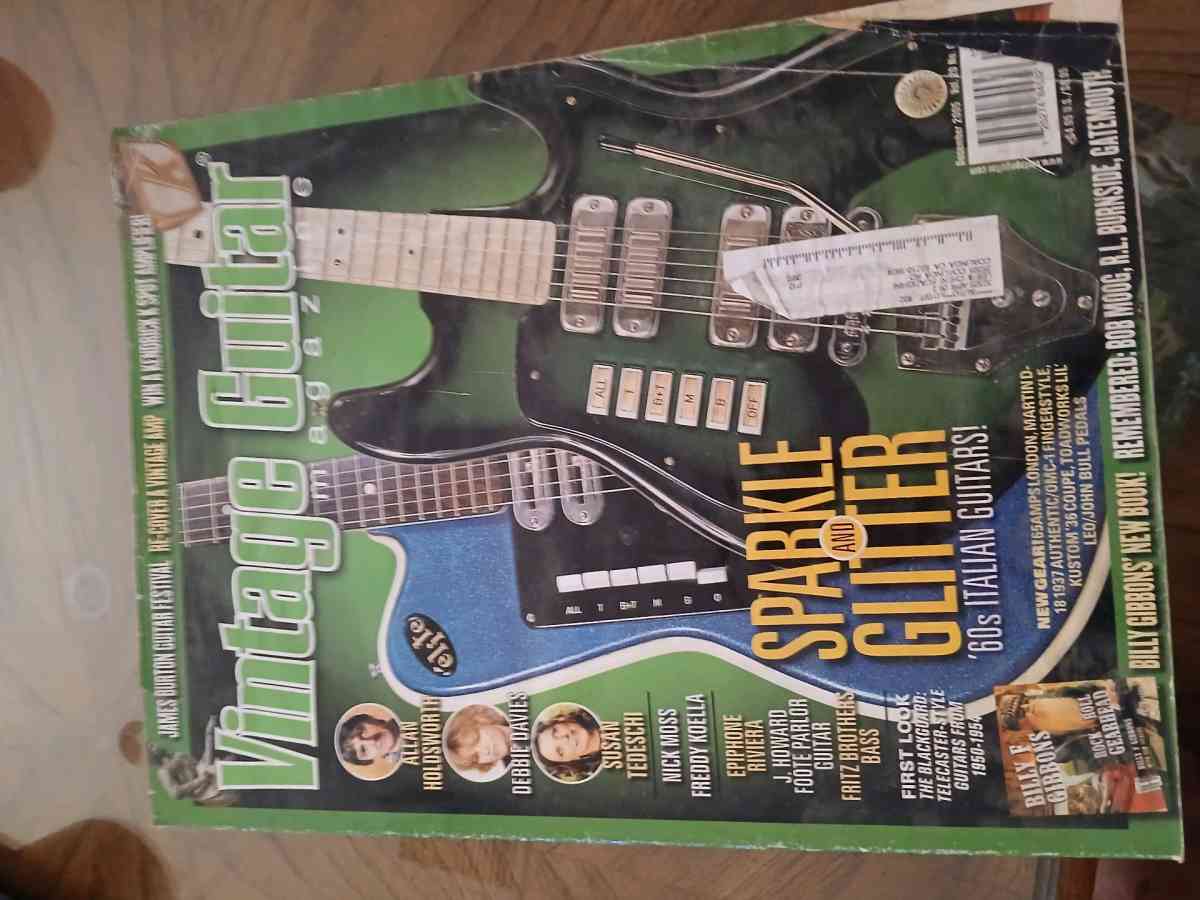 vintage guitar magazine 2005 jazz - Coalinga, California