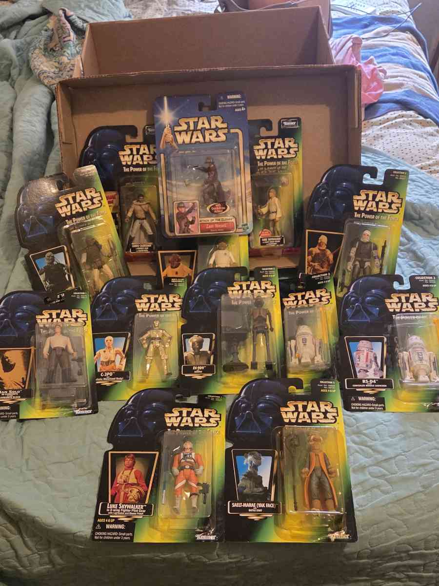 Lot of Star Wars The Power of the Force action figures - Belton, South Carolina - FleaMarketBay