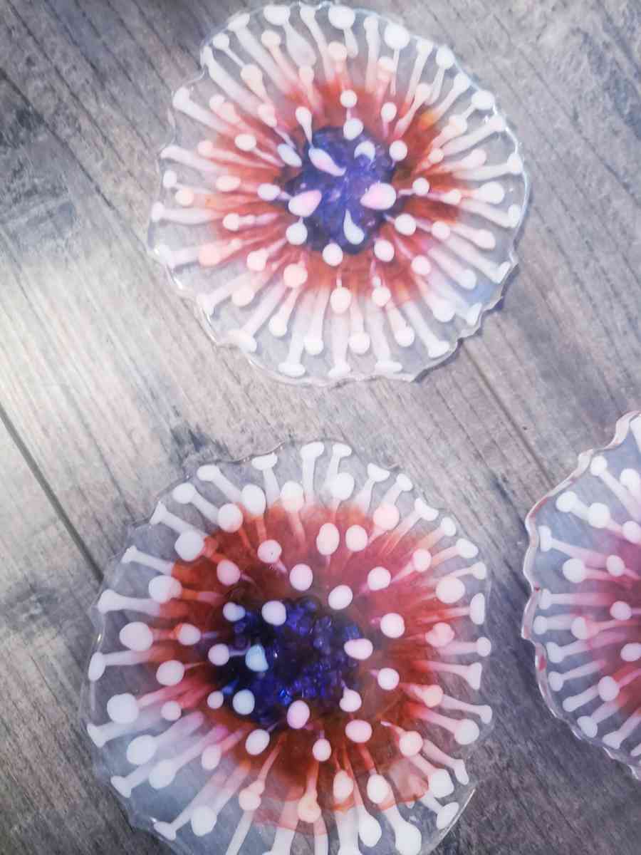 Coaster sets 4pcs - Laurens, South Carolina - FleaMarketBay