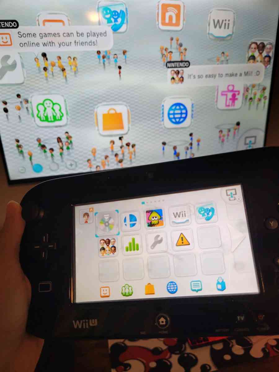 Wii u Console and Gamepad
