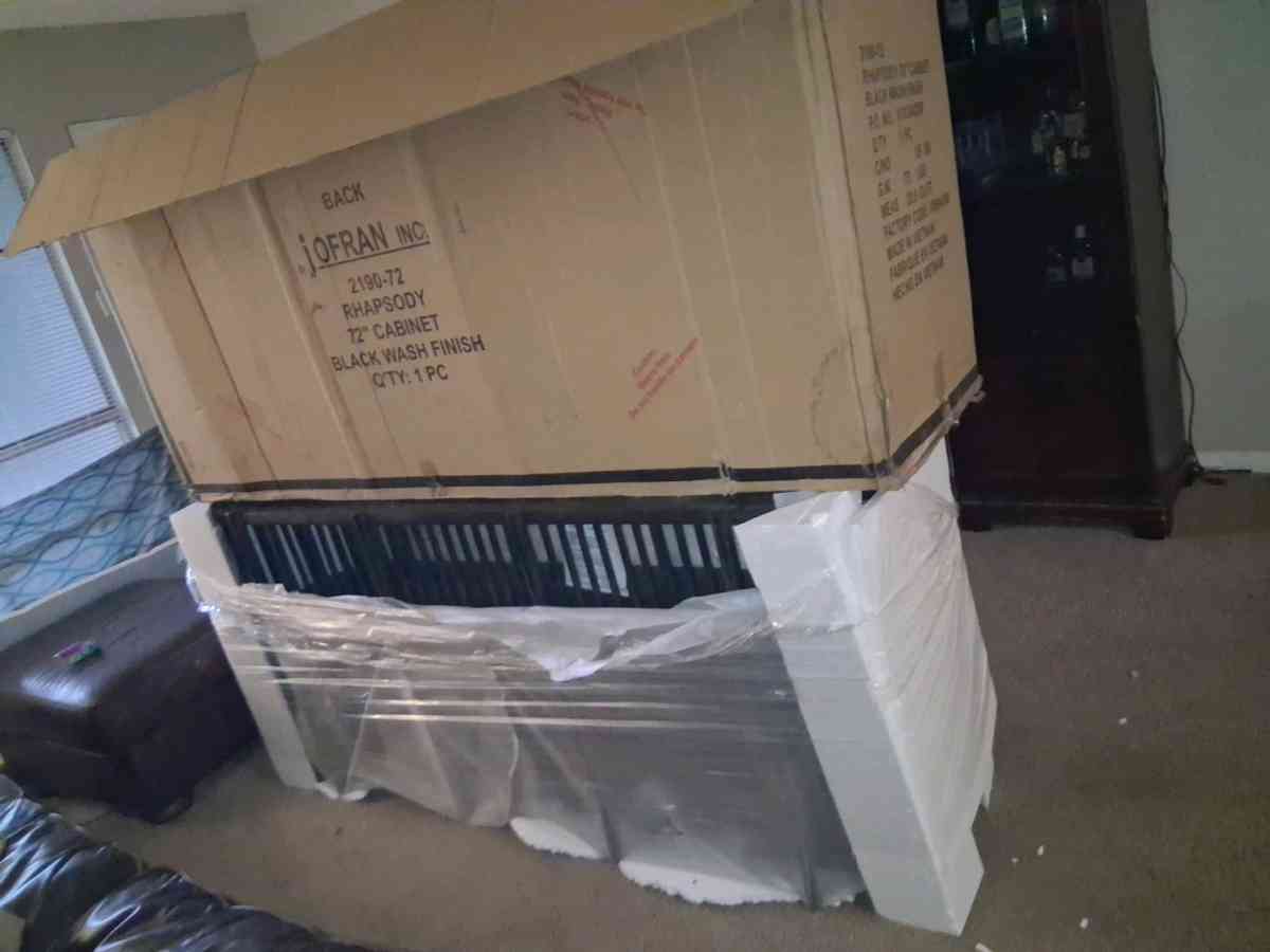 rhapsody black wash cabinet - Houston, Texas - FleaMarketBay