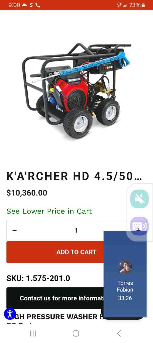 karcher honda gx690 5000 psi 45gpm - Arizona City, Arizona - FleaMarketBay