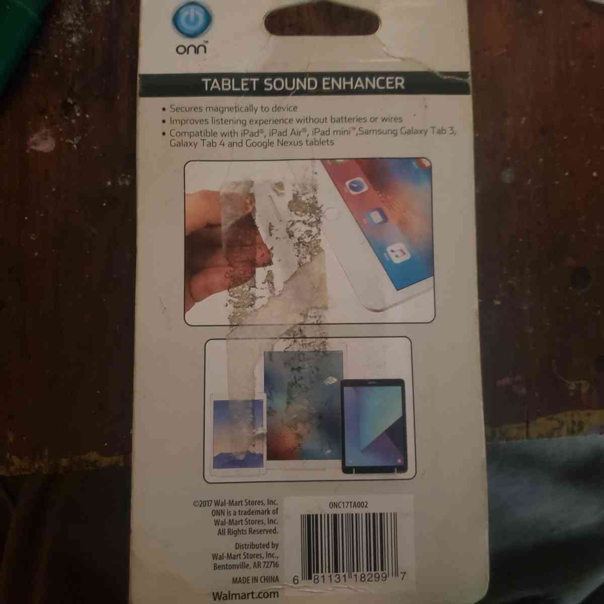 one TABLET SOUND ENHANCER