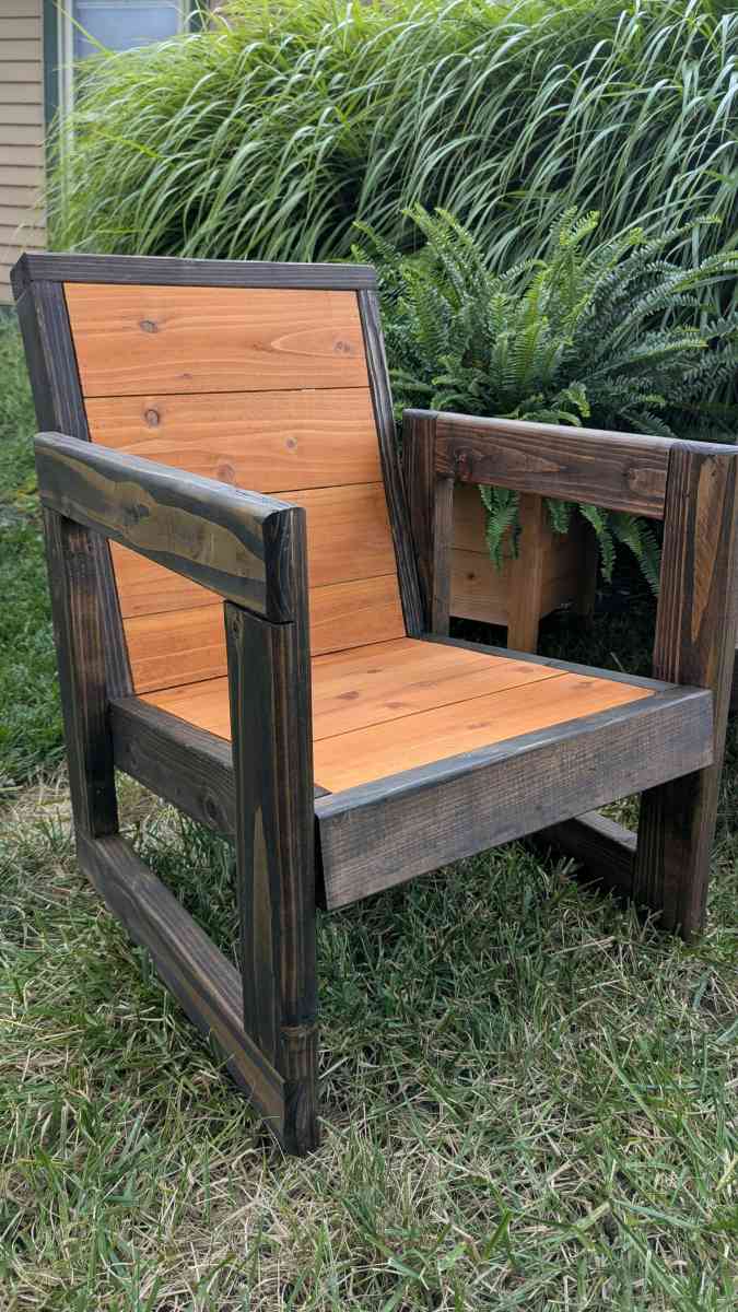 Rustic 3 Piece Patio Furniture  Handmade  Built to Last - Franklin, Ohio - FleaMarketBay