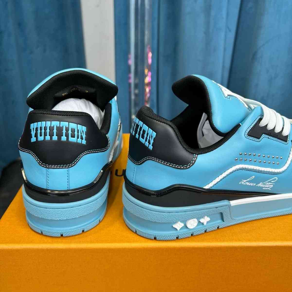 mens LV sneakers - Clifton, New Jersey - FleaMarketBay