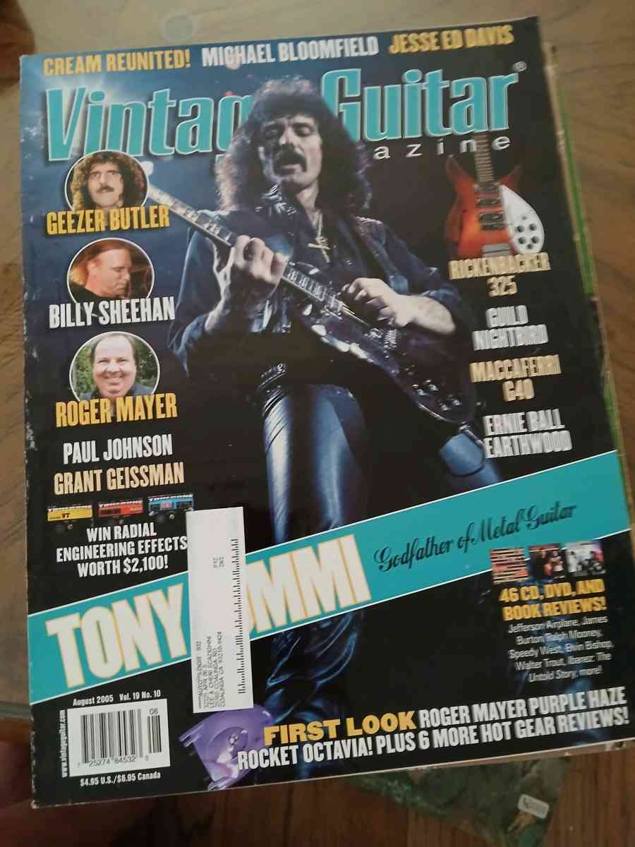 vintage guitar magazine 2005 - Coalinga, California