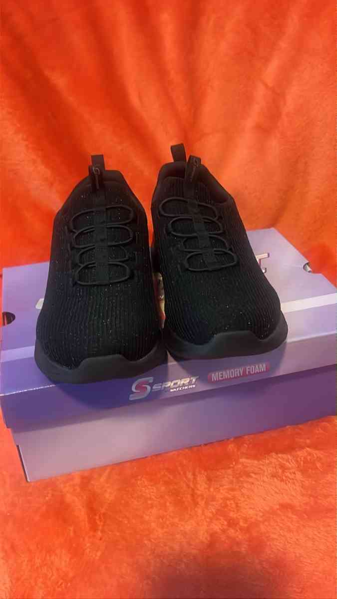 New In Box Skechers Sport black with memory foam womens size - North Las Vegas, Nevada - FleaMarketBay