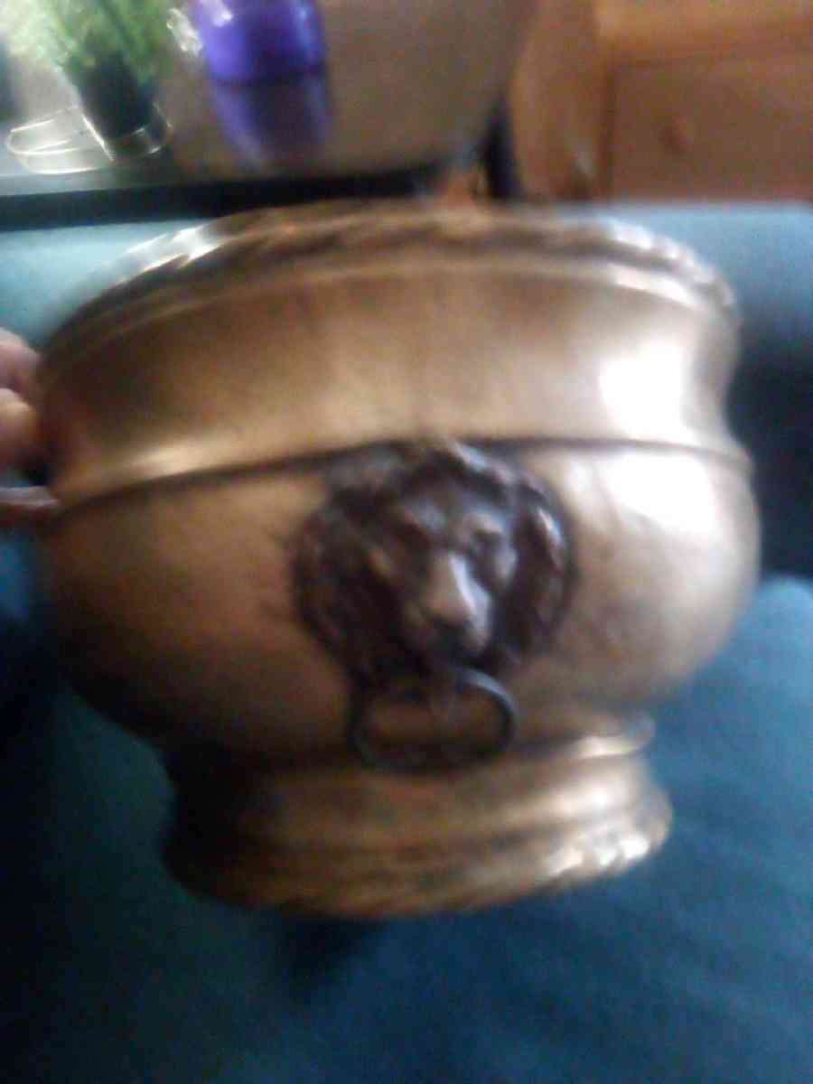 An Antique brass planter - Marion, North Carolina