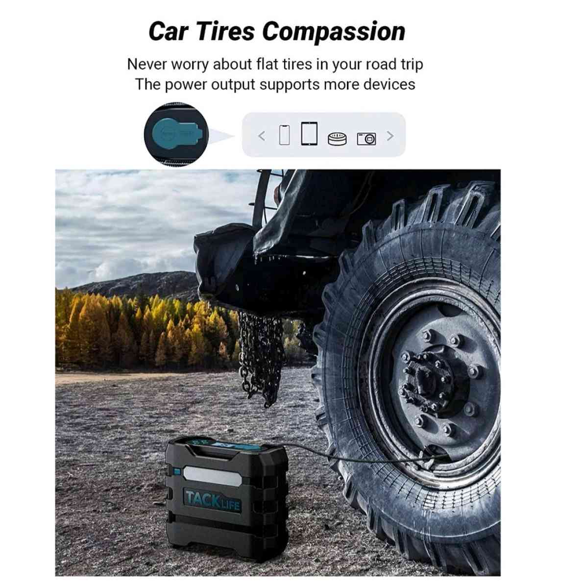 Portable Tire Inflator para autos motos y bicicletas - Dade City, Florida - FleaMarketBay