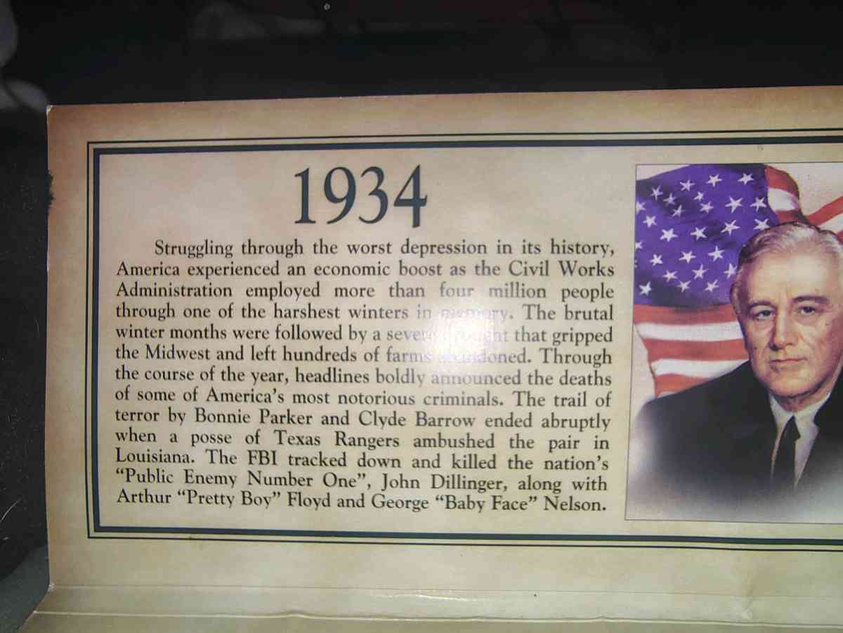 1934 walking liberty and stamp - Myrtle Beach, South Carolina - FleaMarketBay