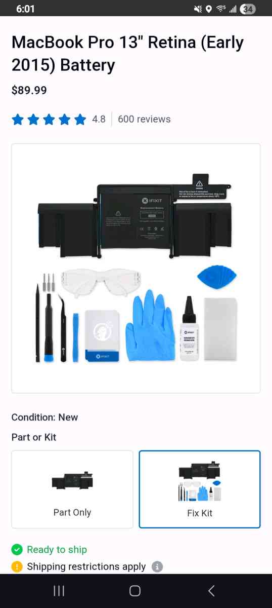 new replacement macbook pro battery - Columbus, Georgia