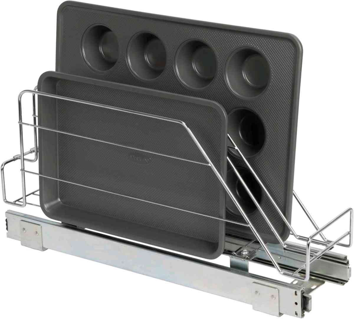 GLIDEZ CHROME STEEL COOKWARE AND BAKEWARE PULLOUT ORGANIZER - Las Vegas, Nevada