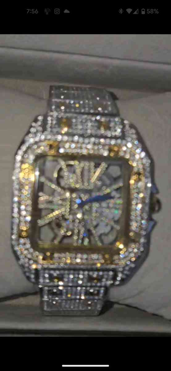 Mans Mossionite Watch - Sanger, California - FleaMarketBay