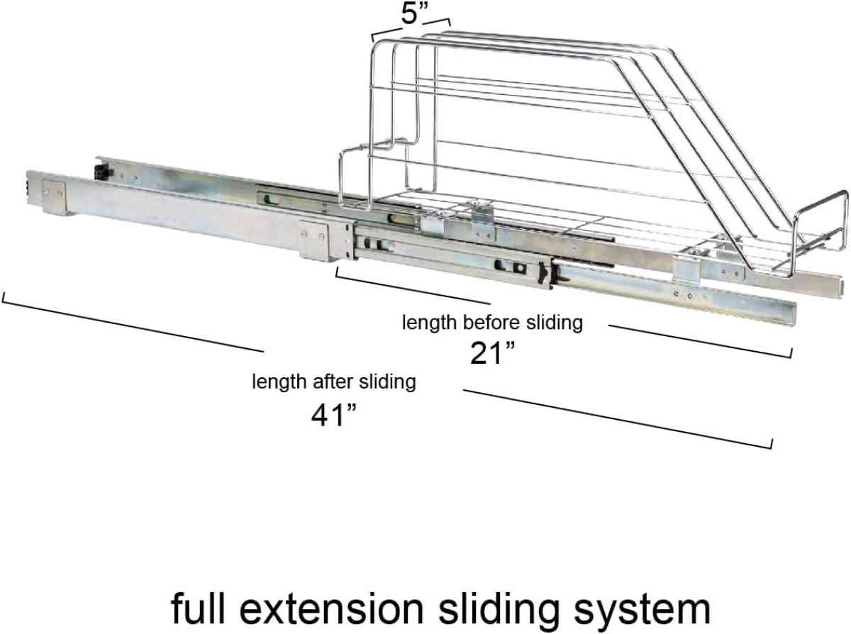 GLIDEZ CHROME STEEL COOKWARE AND BAKEWARE PULLOUT ORGANIZER - Las Vegas, Nevada - FleaMarketBay