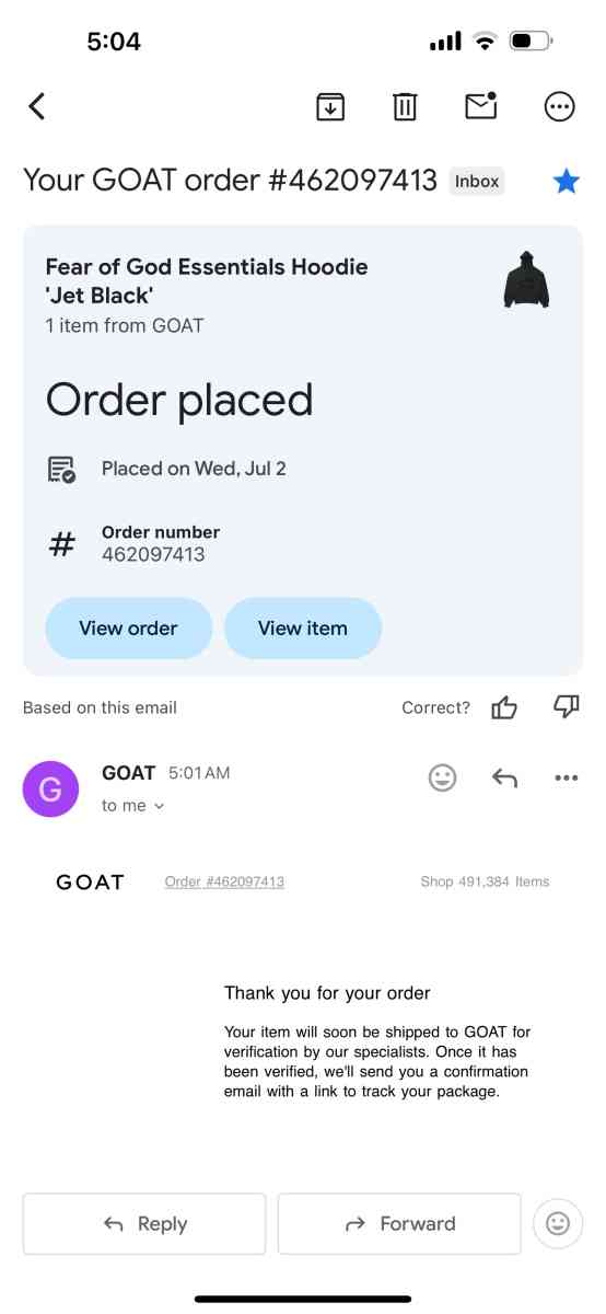 Essential hoodie size small - Baltimore, Maryland - FleaMarketBay