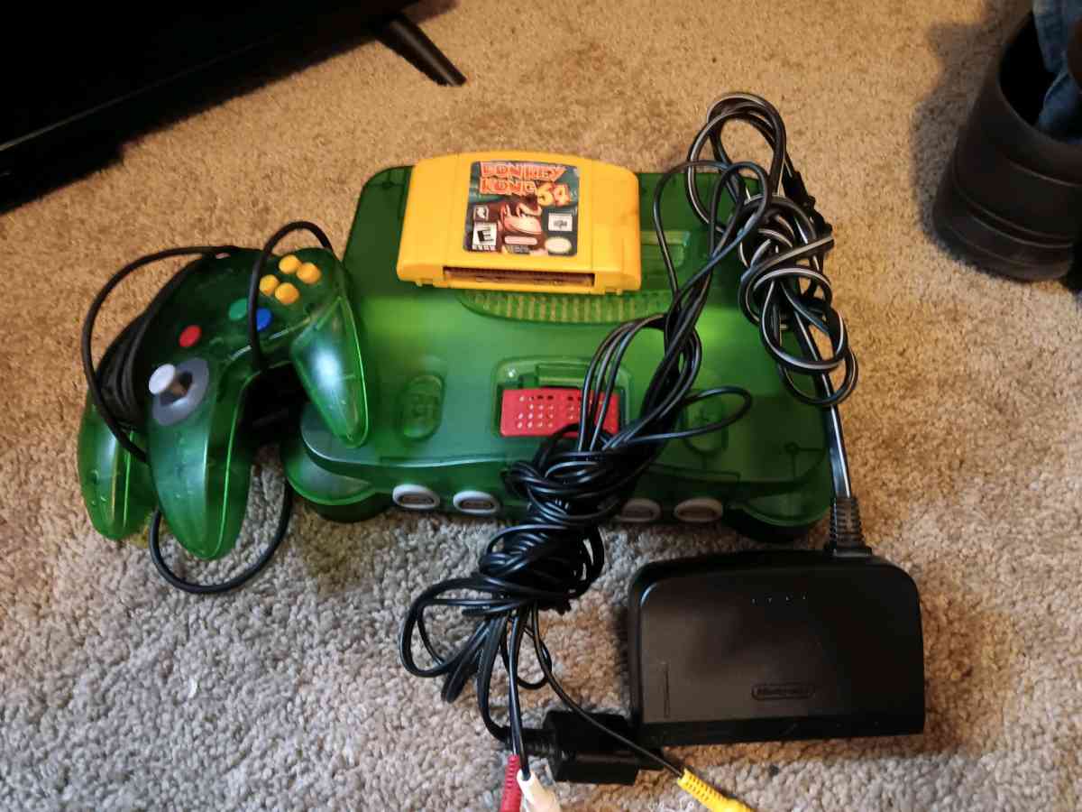 Donkey green 64 system game one controller - Alicia, Arkansas