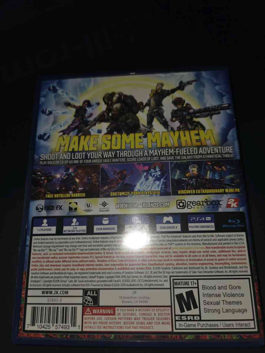 Borderlands 3 - Yucaipa, California - FleaMarketBay