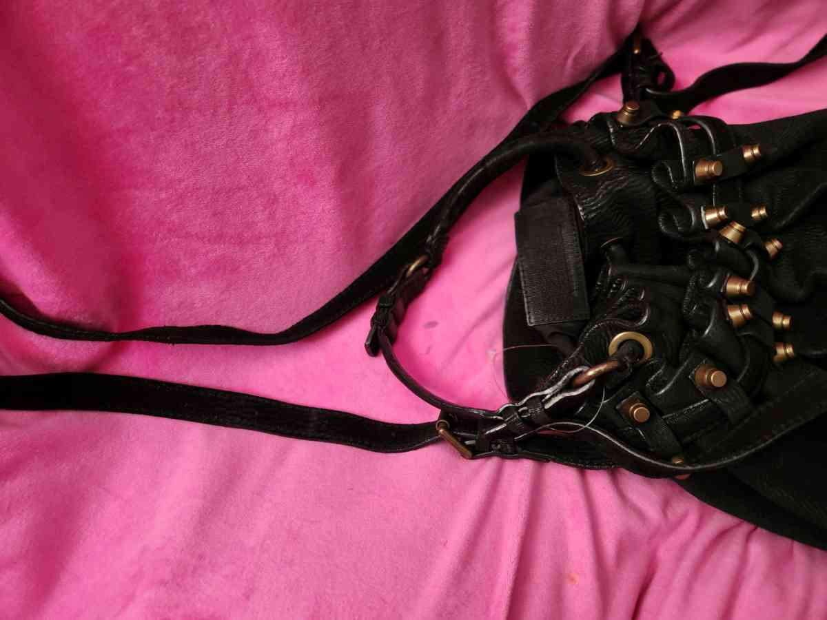 Alexander Wang black suede studded bag Diego Bucket bag - Livonia, Michigan - FleaMarketBay