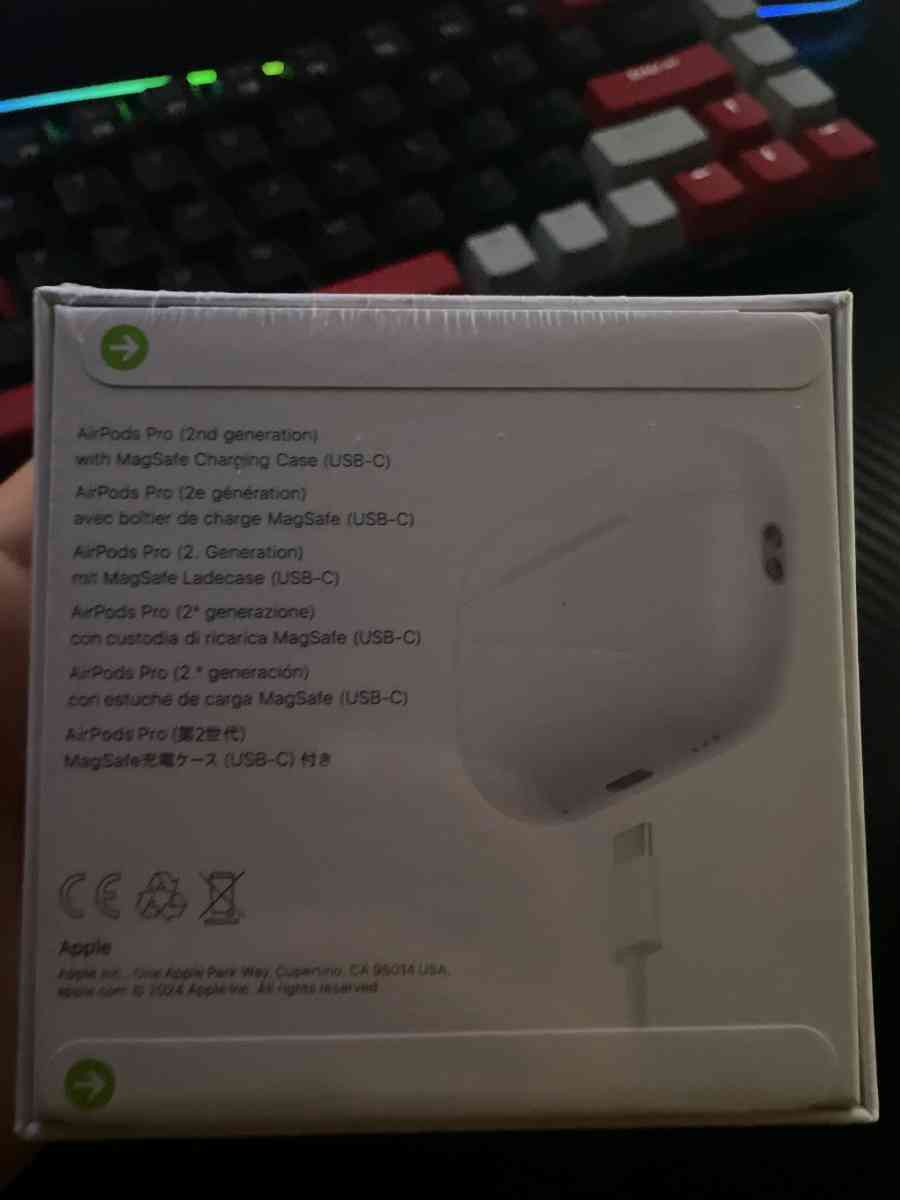 New Sealed Apple Pro 2nd Gen Wireless Bluetooth Earbuds - Kissimmee, Florida - FleaMarketBay