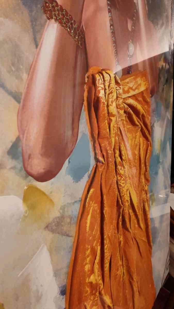 vibrate orange dress art art print - Abington, Pennsylvania - FleaMarketBay