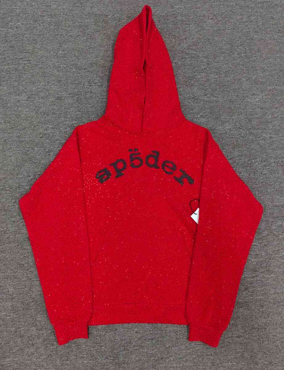 Red VSS Sp5der hoodie