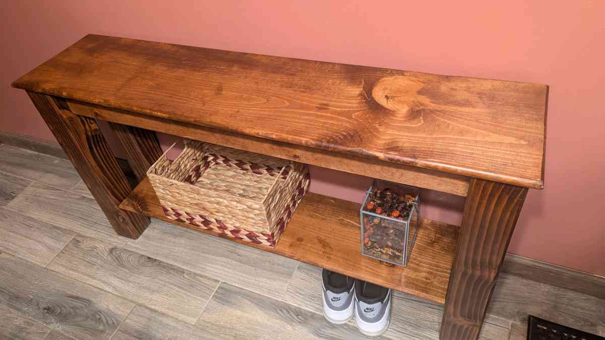 Handcrafted Pine Entryway Bench Custom Sizes Available - Columbus, Ohio - FleaMarketBay