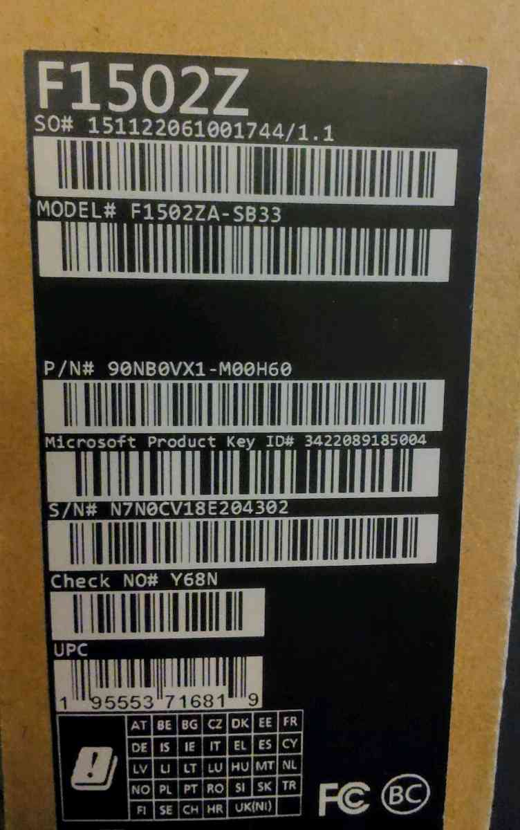 ASUS Vivobook 15 F1502Z - Longview, Texas - FleaMarketBay