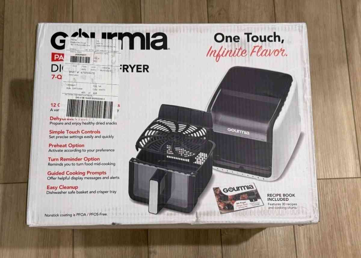 New Gourmia Panorama 7QT Digital Air Fryer - Los Angeles, California - FleaMarketBay