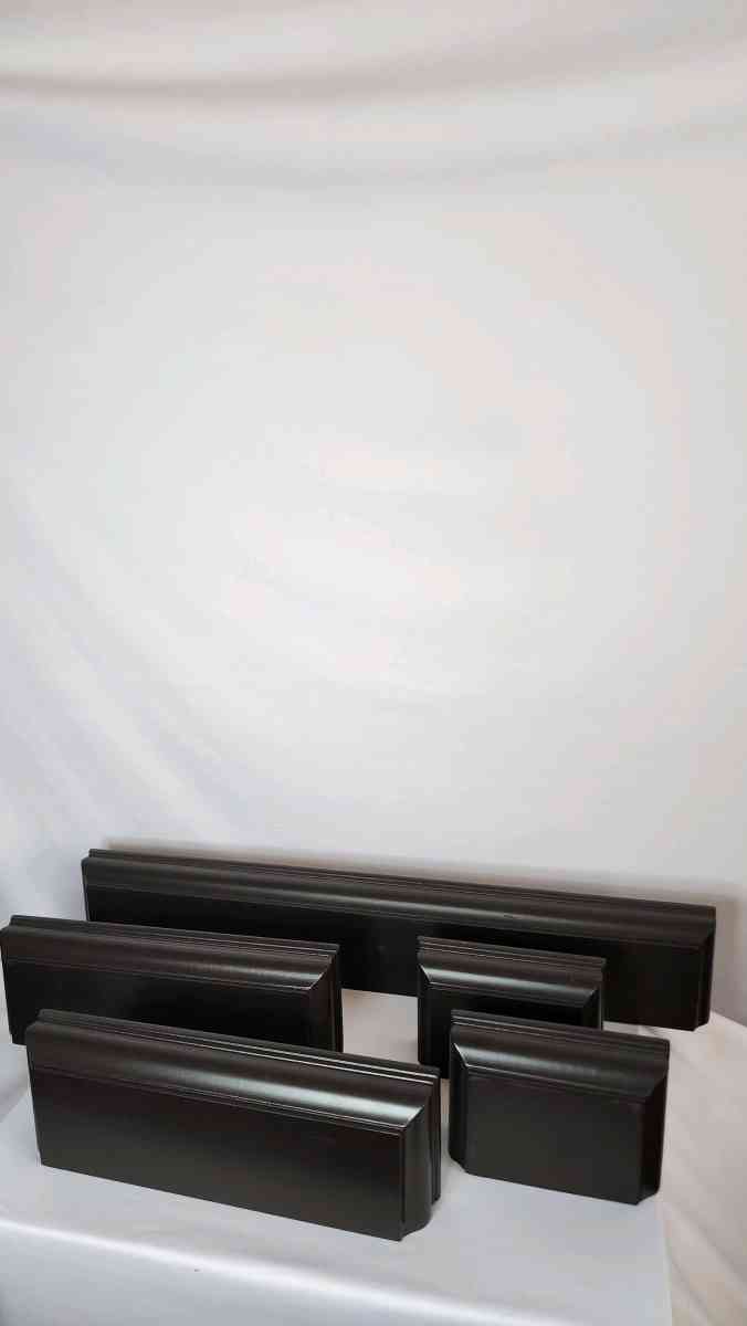 16 IN X 4 IN X 175 IN BROWN WALL MOUNTING SHELVES SET OF 5 - Las Vegas, Nevada - FleaMarketBay