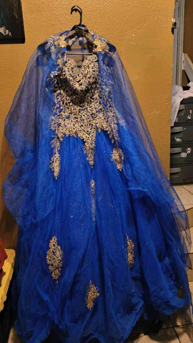 Quinceanera  Royal blue dress - Perris, California - FleaMarketBay