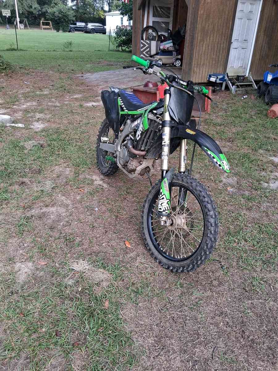 kawasaki dirtbike 450 - Williston, South Carolina - FleaMarketBay
