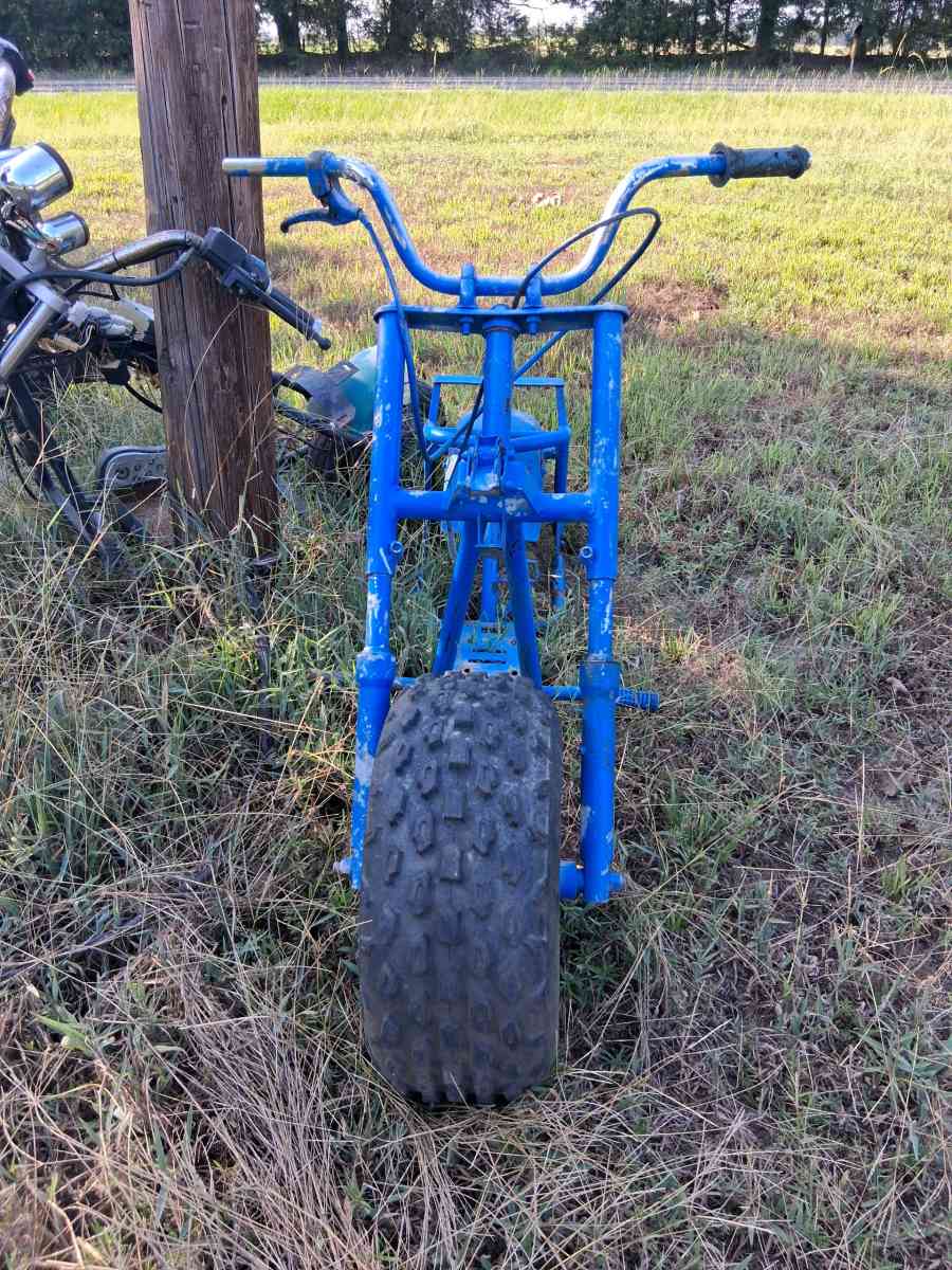 Electric Blue Mini Bike - Gilmer, Texas - FleaMarketBay