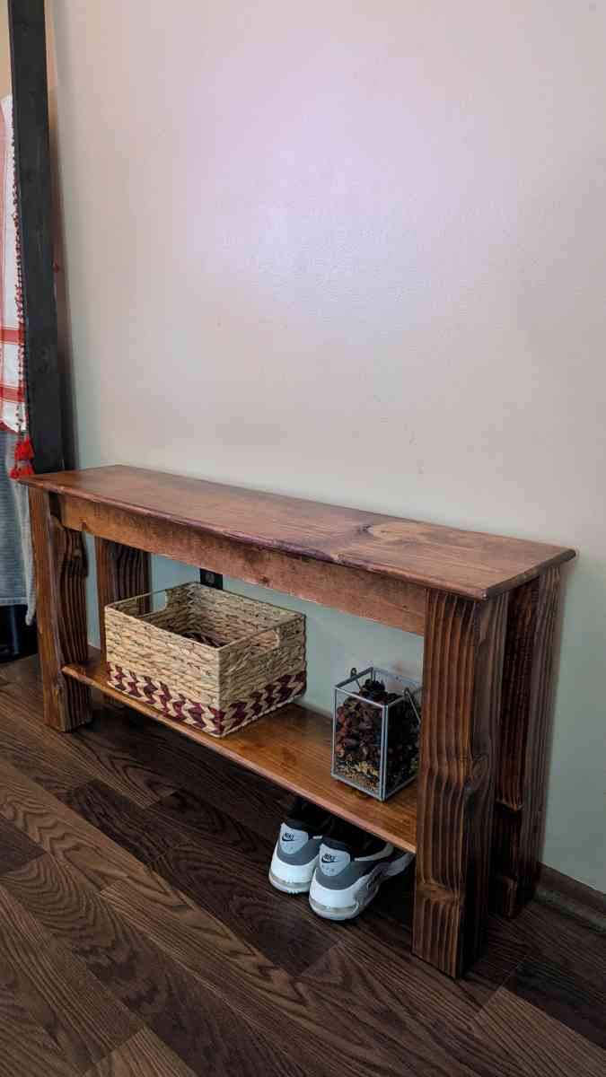 Handcrafted Pine Entryway Bench Custom Sizes Available - Columbus, Ohio - FleaMarketBay