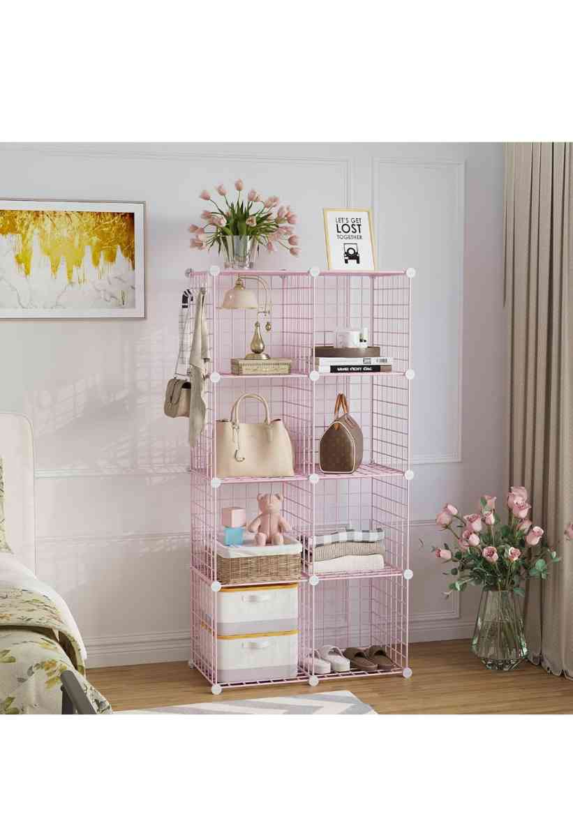 Metal Wire 8 Cube Organizer - Virginia Beach, Virginia - FleaMarketBay